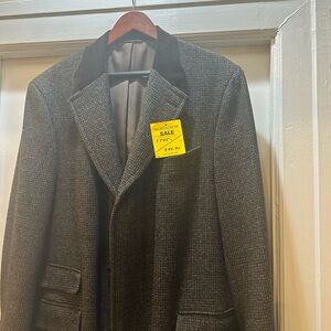 Canali Dark Gray Trench Coat